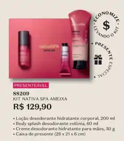 O Boticário Kit nativa spa ameixa oferta