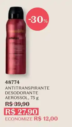 O Boticário Antitranspirante desodorante aerossol oferta
