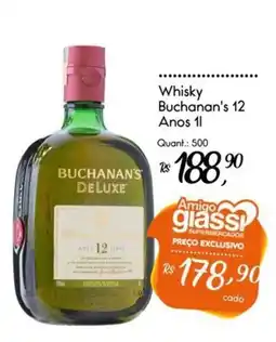 Giassi Supermercados Whisky Buchanan's 12 Anos oferta