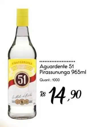 Giassi Supermercados Aguardente 51 pirassununga oferta