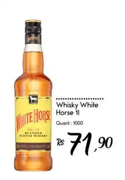 Giassi Supermercados Whisky White Horse 1l oferta