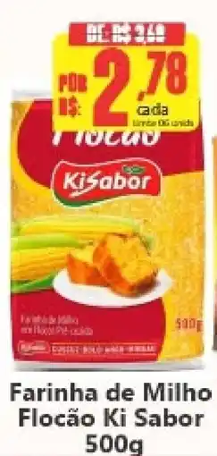 Big Supermercados Farinha de Milho Flocação Ki Sabor oferta