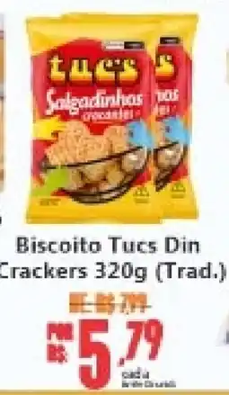 Big Supermercados Biscoito Tucs Din Crackers oferta
