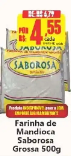 Big Supermercados Farinha de Mandioca Saborosa oferta