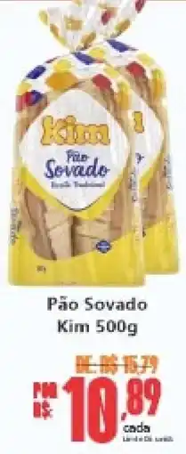 Big Supermercados Pão Sovado Kim oferta