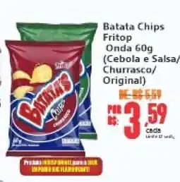 Big Supermercados Batata Chips Fritop Onda 60g oferta