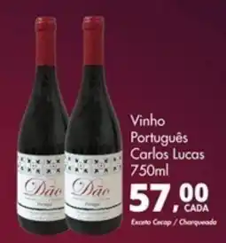 Delta Supermercados Vinho Português Carlos Lucas oferta
