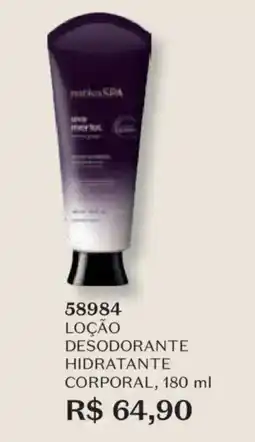 O Boticário Loção desodorante hidratante corporal oferta