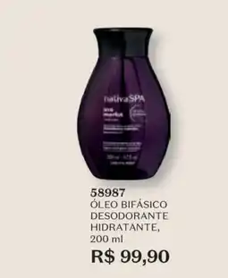 O Boticário Óleo bifásico desodorante hidratante oferta
