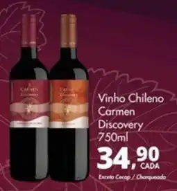 Delta Supermercados Vinho Chileno Carmen Discovery oferta