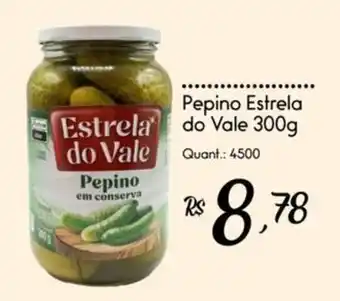 Giassi Supermercados Pepino estrela do vale oferta