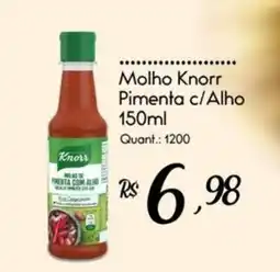 Giassi Supermercados Molho Knorr Pimenta c/Alho oferta