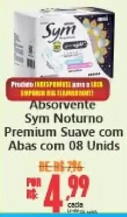 Big Supermercados Absorvente Sym Noturno Premium Suave com Abas oferta
