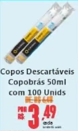 Big Supermercados Copos Descartáveis Copobrás oferta