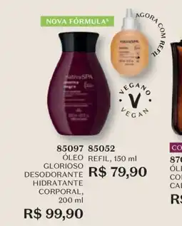 O Boticário Óleo desodorante hidratante corporal oferta
