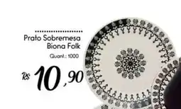 Giassi Supermercados Prato Sobremesa Biona Folk oferta