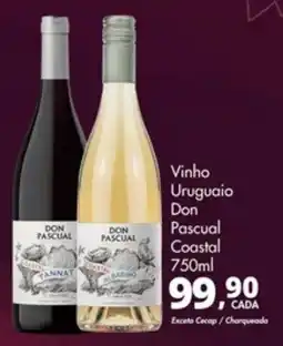 Delta Supermercados Vinho Uruguaio Don Pascual Coastal oferta