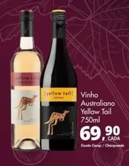 Delta Supermercados Vinho Australiano Yellow Tail oferta