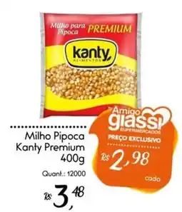 Giassi Supermercados Milho Pipoca Kanty Premium oferta