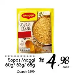 Giassi Supermercados sopas maggi oferta