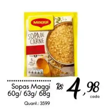 Giassi Supermercados sopas maggi oferta