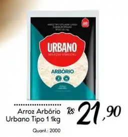 Giassi Supermercados Arroz arbório urbano tipo 1kg oferta