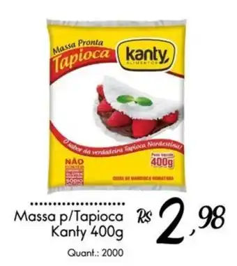 Giassi Supermercados Massa p/Tapioca Kanty oferta