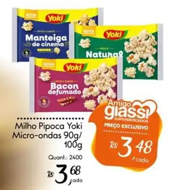 Giassi Supermercados Milho Pipoca Yoki oferta