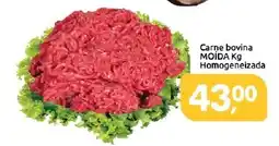 Supermercados Nori Carne bovina moída homogeneizada oferta