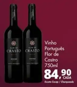 Delta Supermercados Vinho Português Flor de Castro oferta