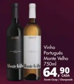 Delta Supermercados Vinho Português Monte Velho oferta