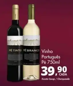 Delta Supermercados Vinho Português Pé oferta