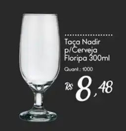 Giassi Supermercados Taça nadir p/ cerveja floripa oferta