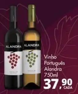 Delta Supermercados Vinho Português Alandra oferta