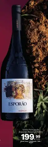 Delta Supermercados Vinho Português Esporão Reserva oferta