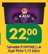 Supermercados Nori Sorvete PIMPINELLA Açaí oferta