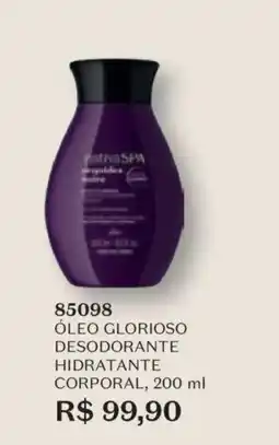 O Boticário Óleo glorioso desodorante hidratante corporal oferta