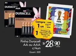 Giassi Supermercados Pinha Duracell AA ou AAA oferta
