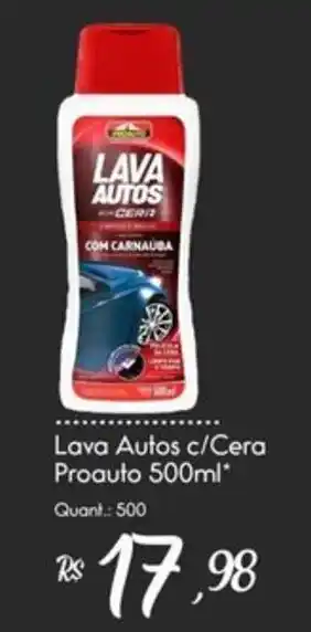 Giassi Supermercados Lava Autos c/Cera oferta