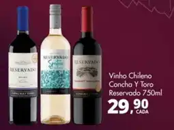 Delta Supermercados Vinho Chileno Concha Y Toro Reservado oferta
