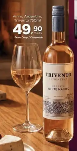 Delta Supermercados Vinho Argentino Trivento oferta