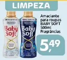 Supermercados Nori Amaciantes para roupas baby soft fragrâncias oferta