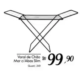 Giassi Supermercados Varal de Chão Mor c/Abas Slim oferta
