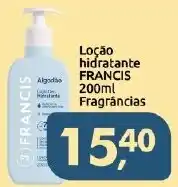Supermercados Nori Loção hidratante francis fragrâncias oferta