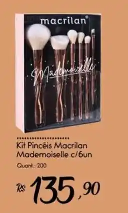 Giassi Supermercados Kit Pincéis Macrilan Mademoiselle c/6un oferta