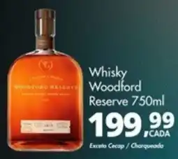 Delta Supermercados Whisky Woodford Reserve oferta