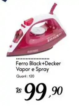 Giassi Supermercados Ferro black+decker vapor e spray oferta