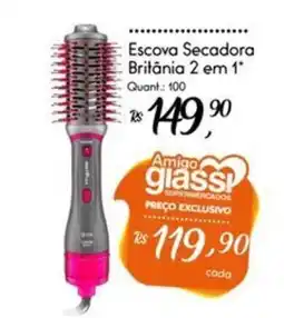 Giassi Supermercados Escova Secadora Britânia 2 em 1 oferta