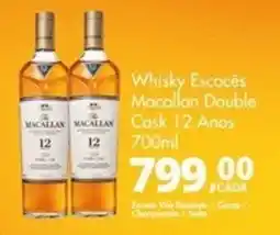 Delta Supermercados Whisky Escocês Macallan Double Cask 12 Anos oferta