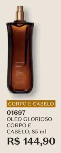 O Boticário óleo glorioso corpo e cabelo oferta